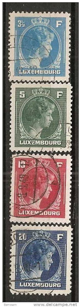 Luxembourg1944:Michel366-9used - Gebruikt