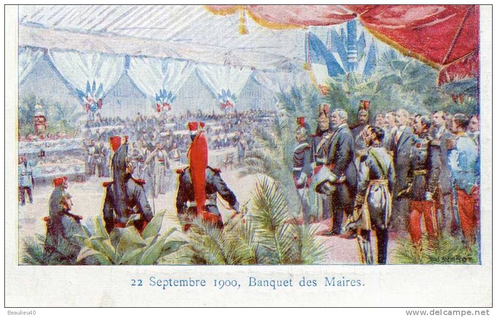 BANQUET DES MAIRES DU 22 SEPTEMBRE 1900 - Réceptions