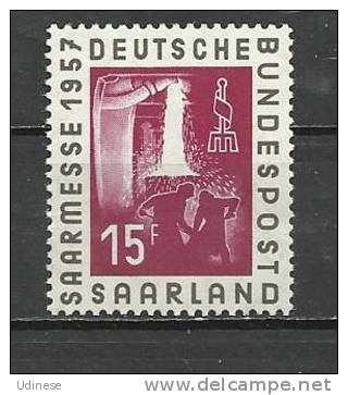 SAAR 1957 - SAARMESSE  - MNH MINT NEUF NUEVO - Unused Stamps