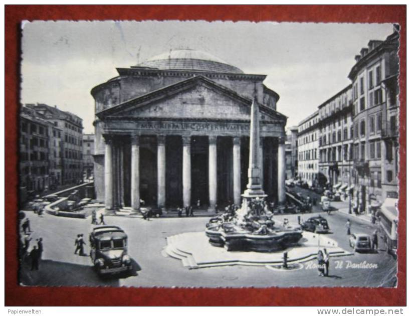 Roma - Il Pantheon / Auto - Pantheon