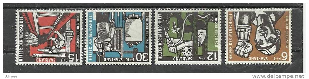 SAAR 1957 -  WELFARE, MINING  - MNH MINT NEUF NUEVO - Ungebraucht