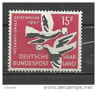 SAAR 1957 - YVERT 390  - MNH MINT NEUF NUEVO - Nuevos