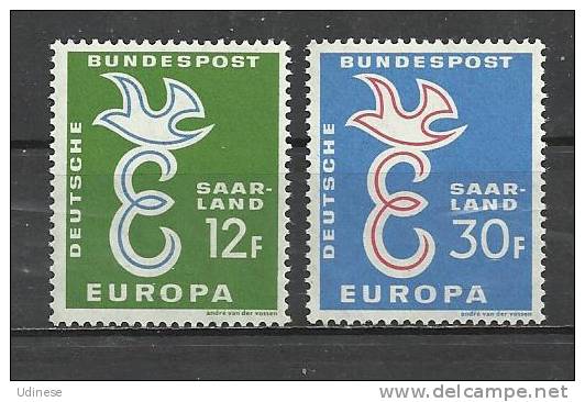 SAAR 1958 - EUROPA - CPL. SET  - MNH MINT NEUF - 1958