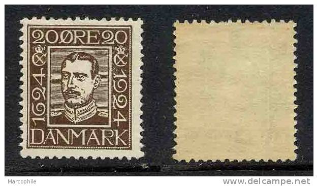 DANEMARK / 1924 -  # 164 *  / 20 ö.  Brun - Nuovi