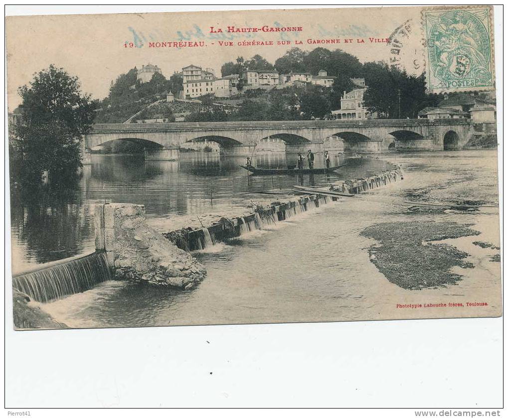 MONTRÉJEAU - Vue Générale Sur La Garonne Et La Ville - Montréjeau