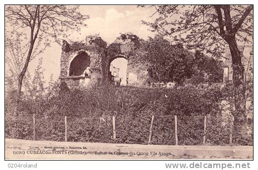 Cubzac Les Ponts - Ruines Du Château Des Quatres Eils Aymon   : Achat Immédiat - Cubzac-les-Ponts