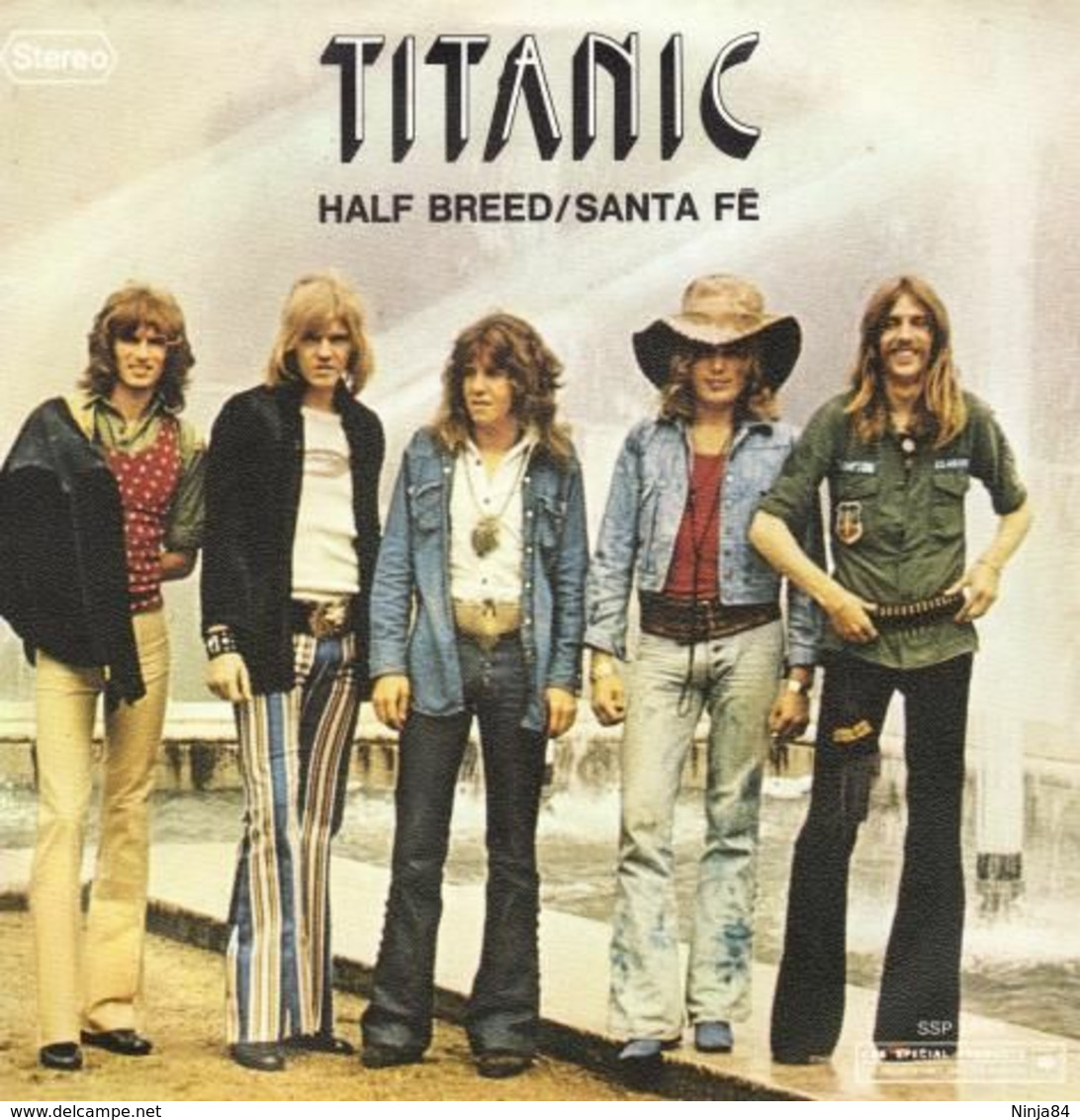 SP 45 RPM (7")  Titanic  "  Half Breed  "  Promo - Ediciones De Colección