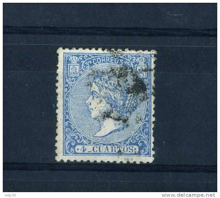 - ESPAGNE 1866 . N° 81  OBLITERE - Used Stamps