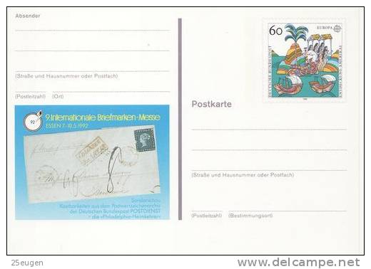 GERMANY 1992 EUROPA CEPT POSTCARD MNH - 1992