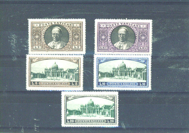 VATICAN CITY - 1933 Definitives MM (Some Gum Adhesions/Light Bends) - Nuevos