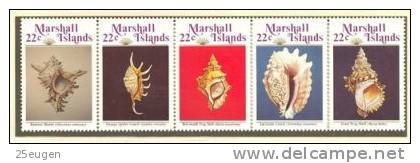 MARSHALL ISLANDS 1986  MICHEL NO: 87-91  MNH - Marshallinseln