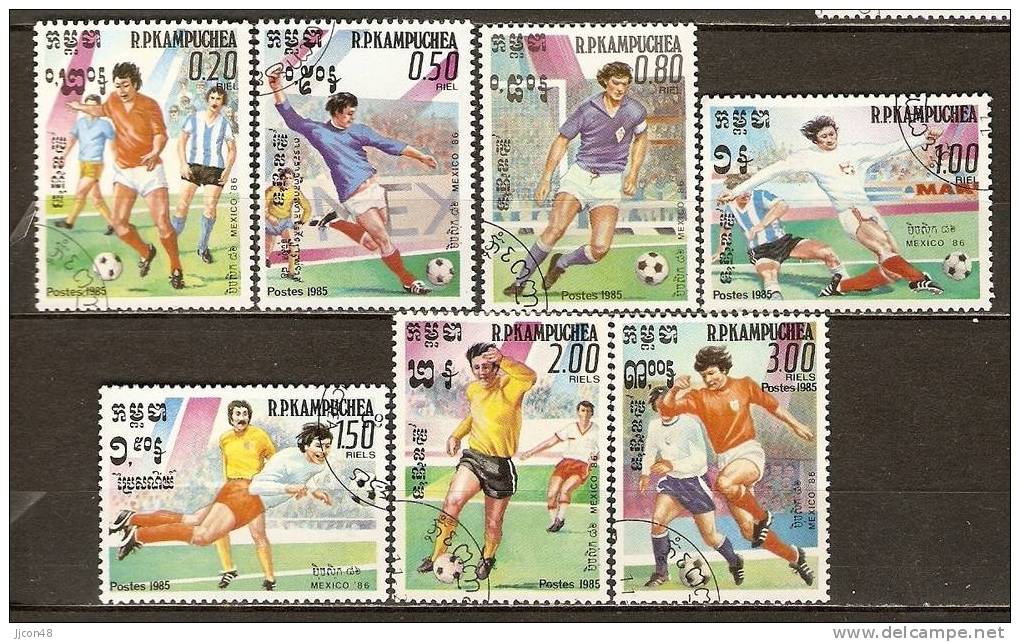 Kampuchea 1985 World Cup "Mexico 86"  (o) - Kampuchea