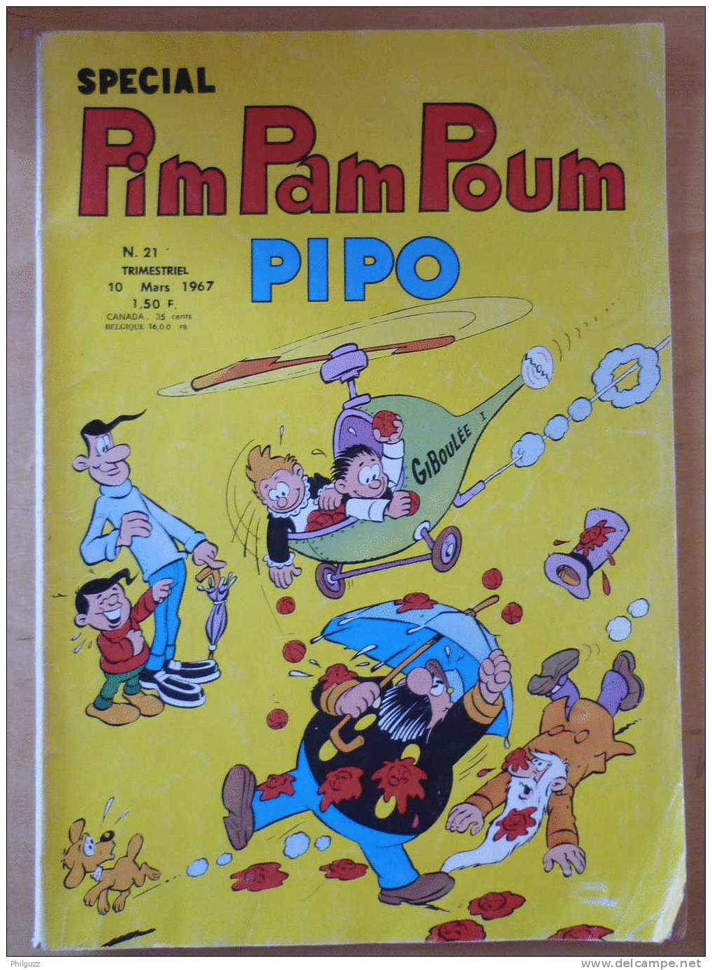 PIM PAM POUM PIPO  SPECIAL  N°21 PETIT FORMAT 1967 - Pim Pam Poum