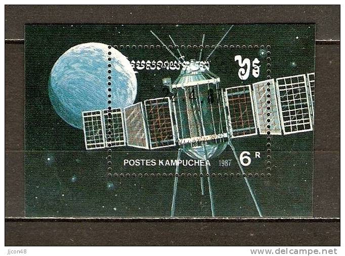 Kampuchea 1987 Space Exploration. (M/s) (o) - Kampuchea