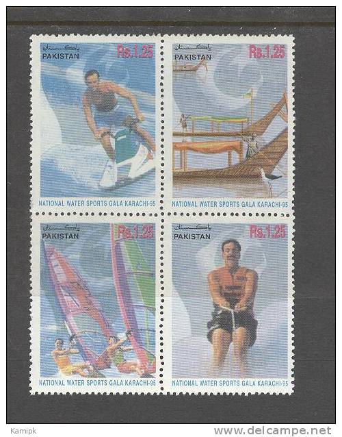 PAKISTAN MNH(**) STAMPS (NATIONAL WATER SPORTS GALA, KARACHI  - 1995) - Pakistan