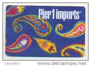 Pier Imports,  U.S.A. Carte Cadeau Pour Collection # 1 - Gift And Loyalty Cards