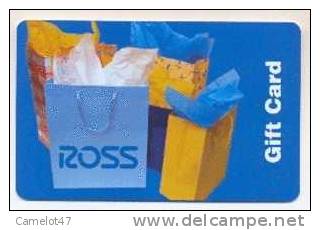 Ross,  U.S.A. Carte Cadeau Pour Collection # 1 - Tarjetas De Fidelización Y De Regalo