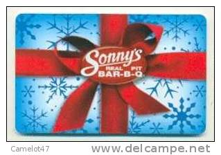 Sonny's  U.S.A. Carte Cadeau Pour Collection # 1 - Carta Di Fedeltà E Regalo