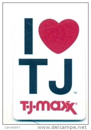 T-J-Maxx,  U.S.A. Carte Cadeau Pour Collection # 11 - Cartes De Fidélité Et Cadeau