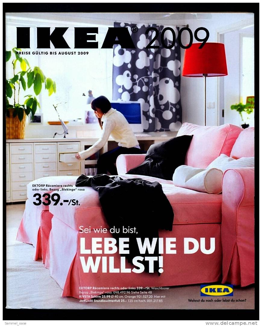 IKEA Katalog 2009  -  Lebe Wie Du Willst !  -  376 Seiten - Catalogues