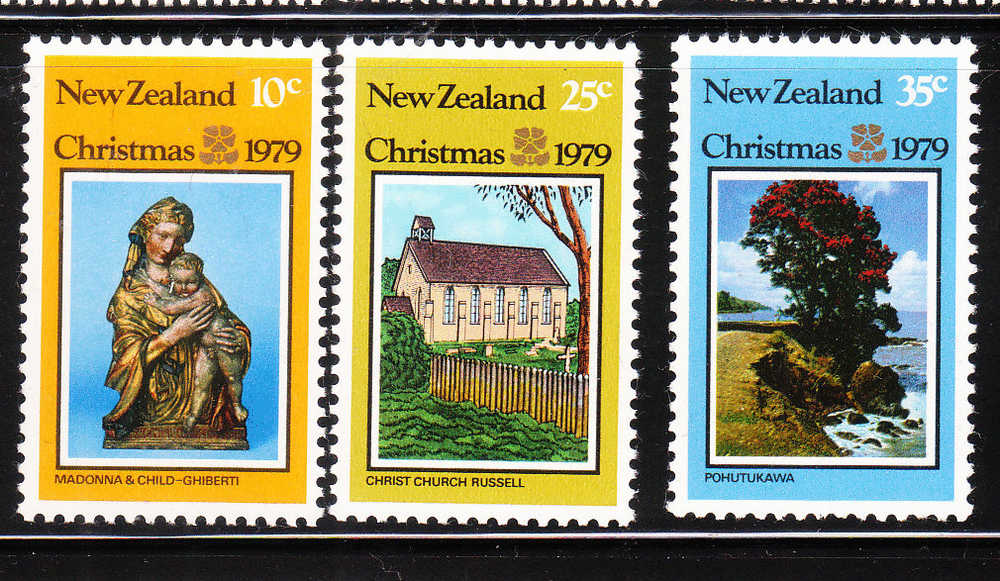 New Zealand 1979 Christmas Virgin And Child Christ Church MNH - Ungebraucht
