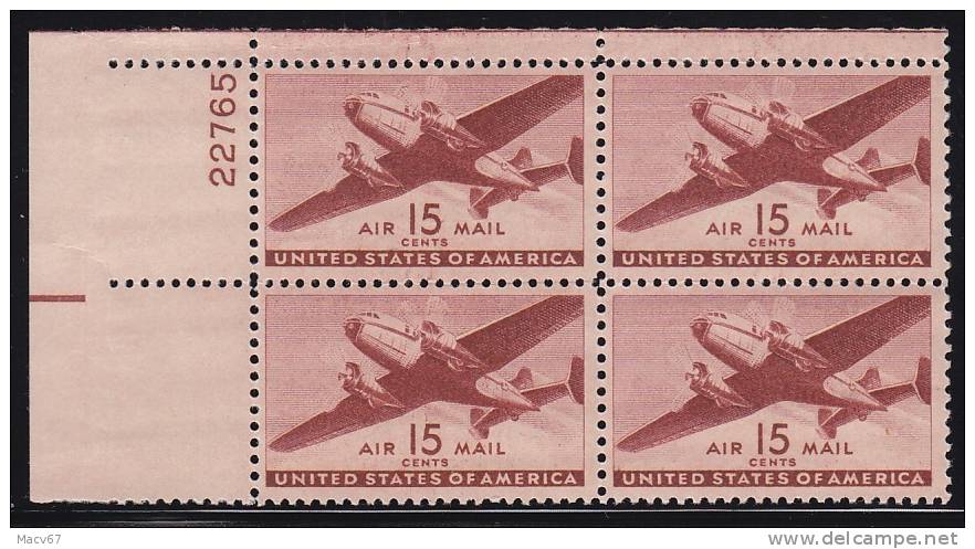 U.S. C 28X4  **  AERO - 2b. 1941-1960 Unused