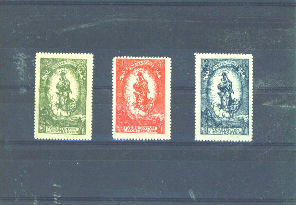 LIECHTENSTEIN - 1920 Issue  80th Birthday MM Perf. (Heavy Hinge Remainders Etc.) - Ongebruikt