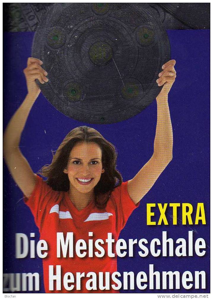 Meister 1996 Borussia Dortmund Gedenkblatt BRD 1879,1833 **, GBl.3/96 und KICKER 2010/11 neu 20€ mit Meisterschale 2011