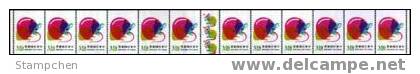 1995 Chinese New Year Zodiac Stamps Booklet- Rat Mouse 1996 - Rodents