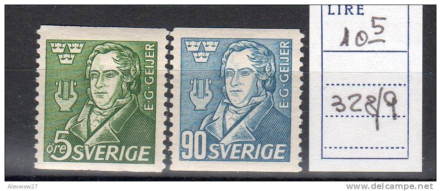 SVEZIA / SVERIGE 1947 ---* Rif. 328/329 - Nuevos