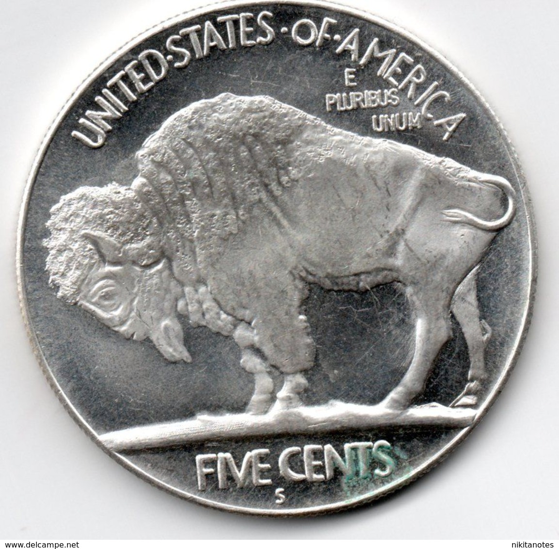 Over-size AMERICANO MEDAGLIA MUSEO Souvenir 1913 5 CENT/Buffalo USA RICONIO - Colecciones