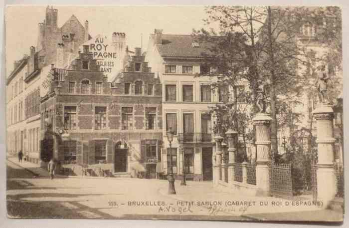 BELGIUM / BELGIQUE - Bruxelles, Petit Sablon Square Et Cabaret Du Roi D'Espagne - Rare 1900s View Postcard - Forêts, Parcs, Jardins