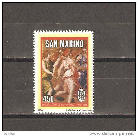 SAN MARINO 1986  -  CHORUS SOCIETY - MNH MINT NEUF - Ongebruikt