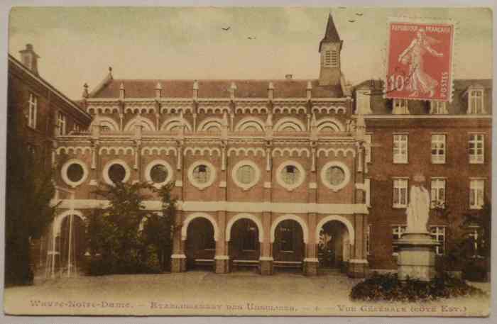 BELGIUM / BELGIQUE - Wavre-Notre-Dame - Ursulines - General View From The East - 1910s Vintage Color Postcard -  CPA - Sint-Katelijne-Waver