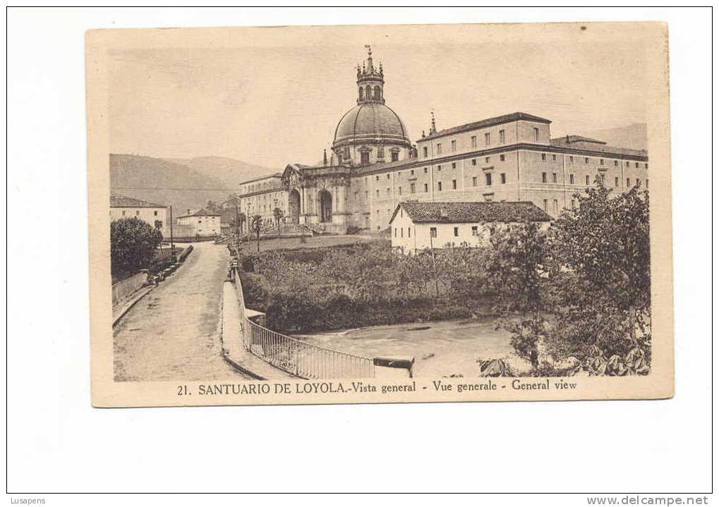 OLD FOREIGN 4521 - ESPAÑA - SANTUARIO SW LOYOLA - VISTA GENERAL - Álava (Vitoria)