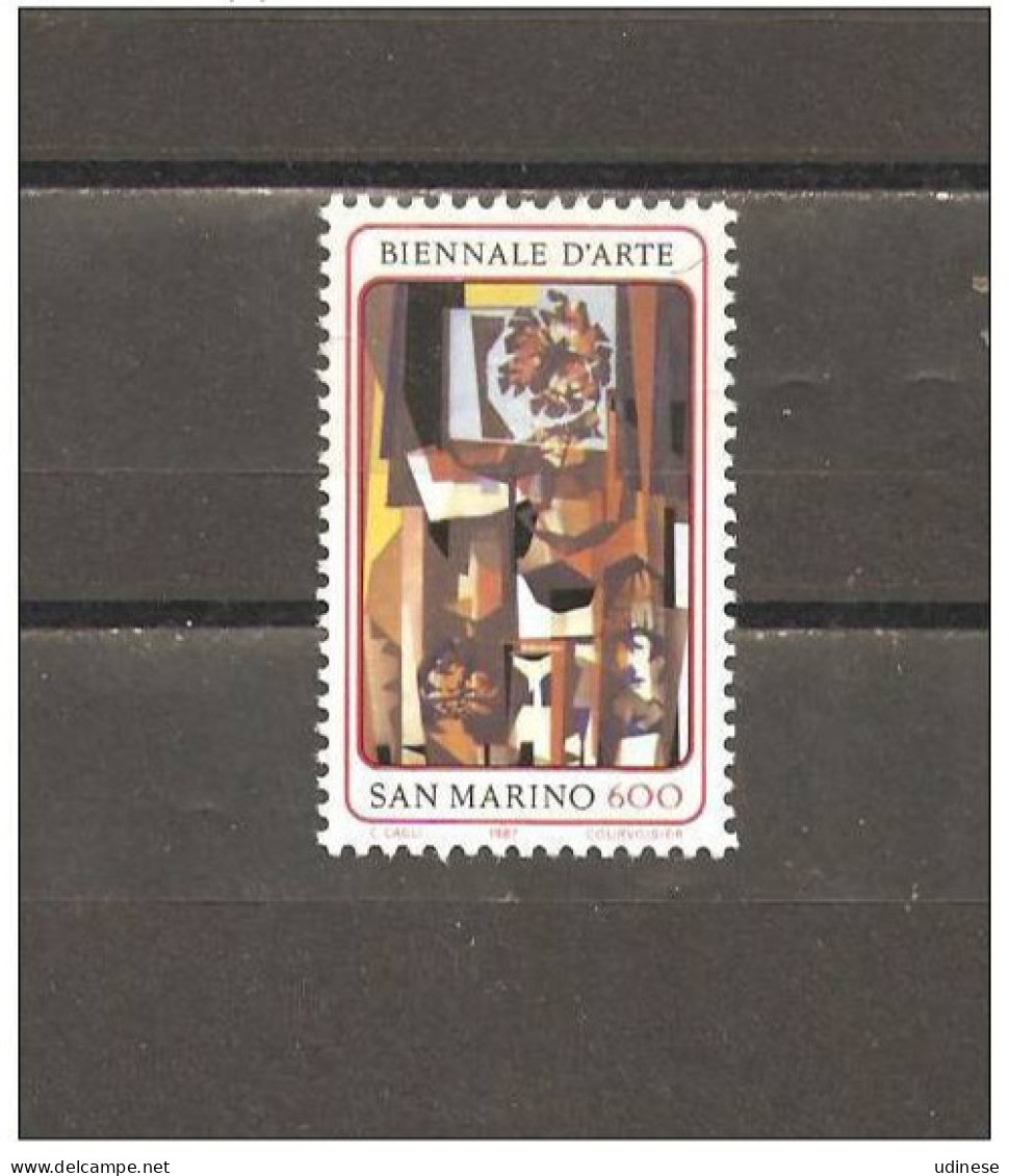 SAN MARINO 1986  - ART -  ITL. 600  MNH MINT NEUF - Unused Stamps