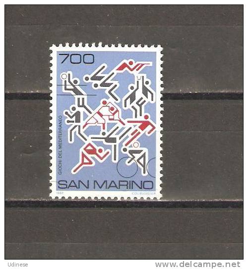 SAN MARINO 1987 - MEDITERRANEAN GAMES - CPL. SET  - MNH MINT NEUF - Ungebraucht