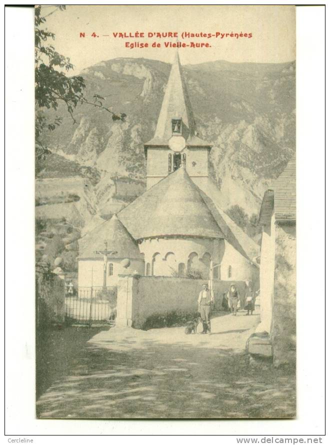 CPA VIEILLE AURE 65 église Vallée D' Aure N4 - Vielle Aure