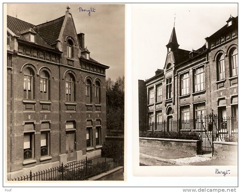 Borgt : Klooster En School -----2 Kaarten - Grimbergen