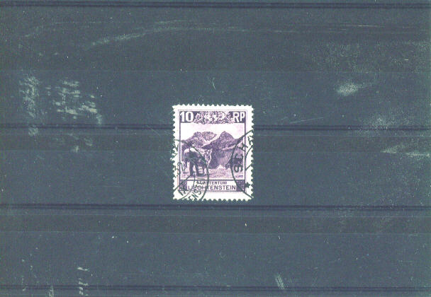 LIECHTENSTEIN - 1930 Cows 10r. FU (Hinge Remainders And Possible Gum Adhesions) - Used Stamps