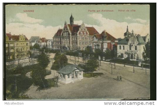 ALLEMAGNE HERNE / Hôtel De Ville / CARTE COULEUR - Herne