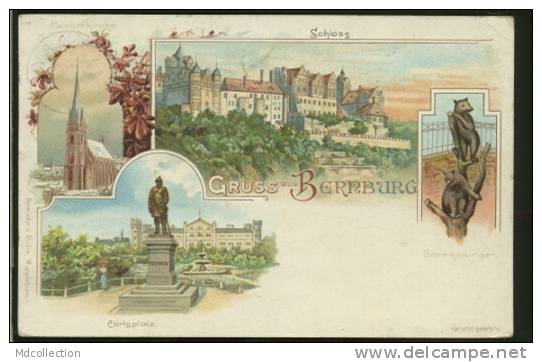 ALLEMAGNE BERNBURG / Schloss, Carlsplatz / CARTE COULEUR - Bernburg (Saale)