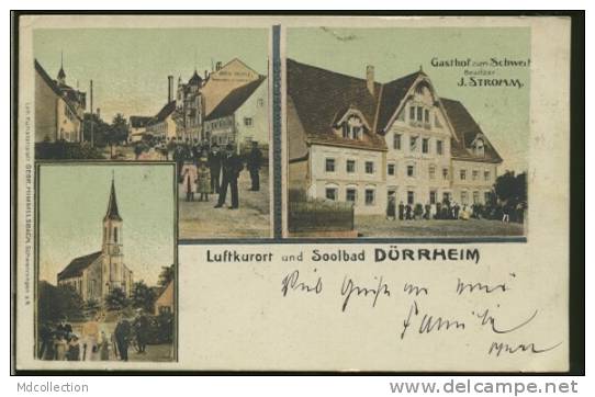 ALLEMAGNE BAD DURRHEIM / Gasthof Zum Schweit / CARTE COULEUR - Bad Duerrheim
