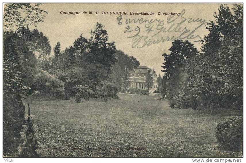 Erps-Querbs , Cortenberg :  Campagne De M.R. De Clercq   ( Geschreven  1914 Zonder  Zegel ) - Kortenberg