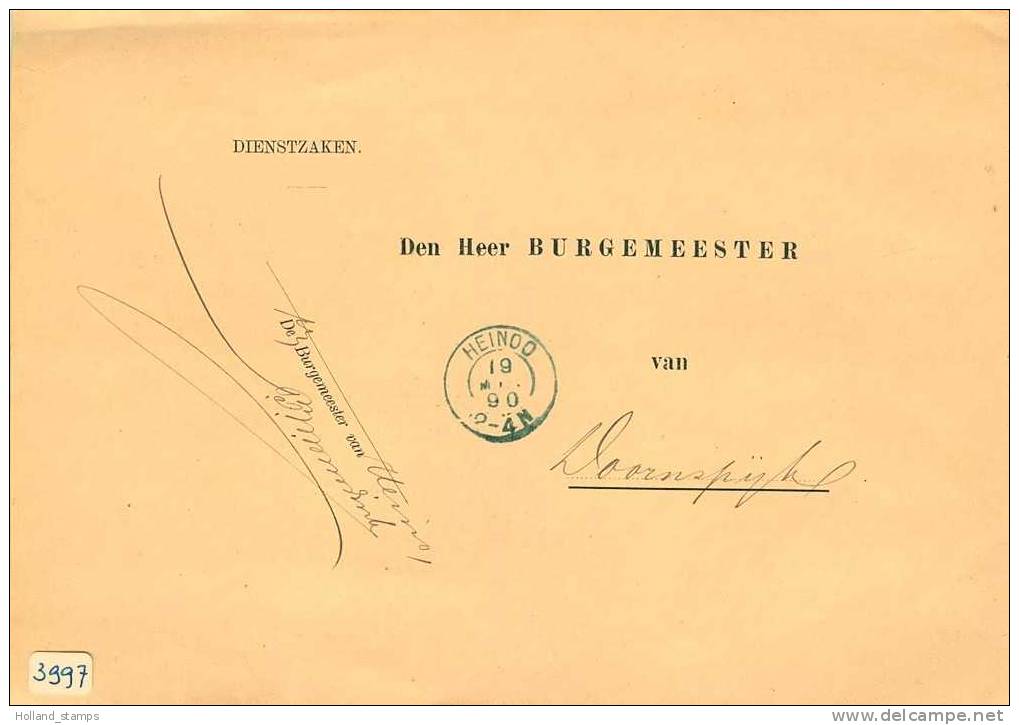 GESCHREVEN BRIEF Uit 1890 Van HEINOO Naar DOORNSPIJK (3997) - Other & Unclassified