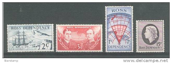 ROSS DEPENDENCY 1967 - Set Of 4 - Unused Stamps