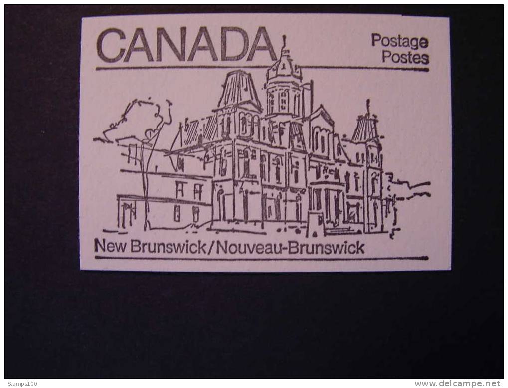 CANADA  1982  BK 82 A     BOOKLET MAPLE LEAF ISSUE   NEW BRUNSWICK   MNH **   (BOXCAN) - Full Booklets