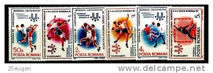 ROMANIA 1987 MICHEL NO 4341-46  MNH - Unused Stamps