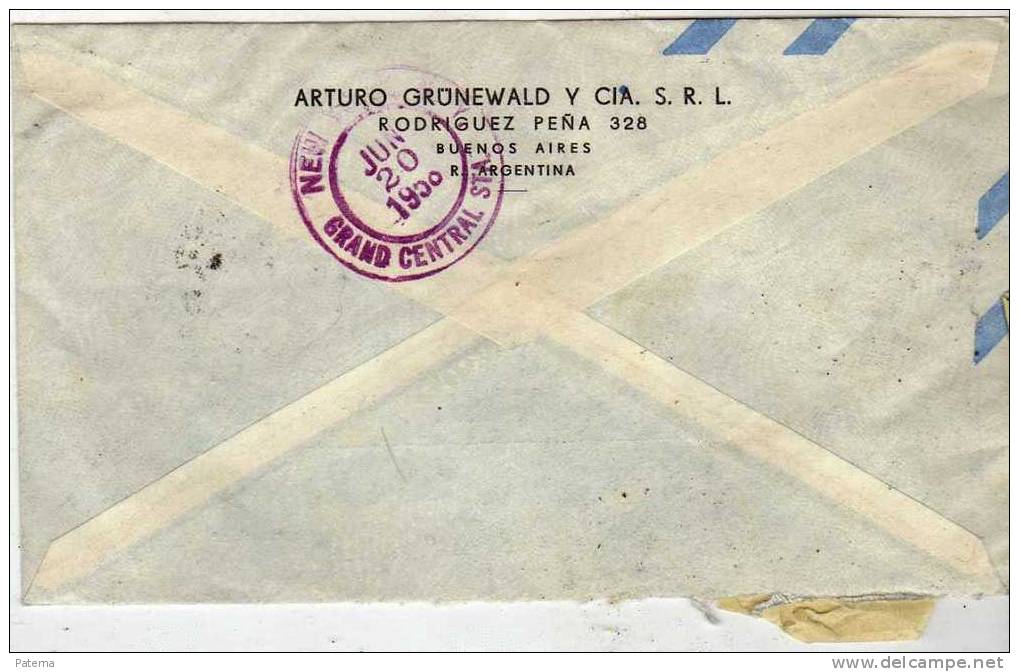 3350 Carta, Aérea ,Expreso , Certificada, BUENOS AIRES, 1958 (Argentina), - Brieven En Documenten