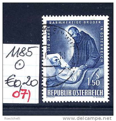 11.6.1964 - SM "350 Jahre Barmherzige Brüder In Österreich"  -  O Gestempelt   - Siehe Scan (1185o 07) - Usati